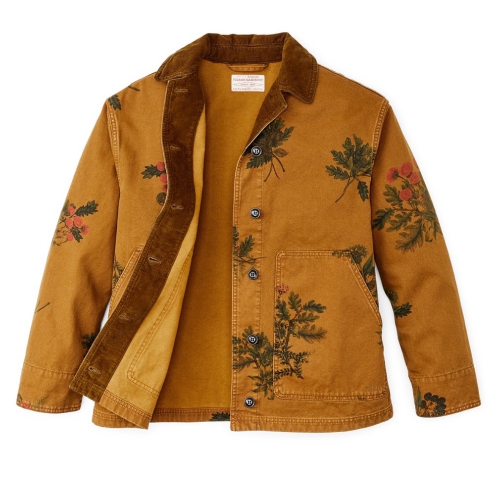 Filson Women’s Canvas Barn Coat – Botanical Flower ❀ Size S | NWT - Picture 2 of 11